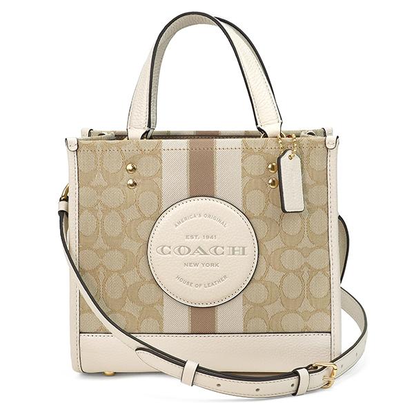 コーチ ハンドバッグ COACH シグネチャー ジャカード C8417 IMDQC レディース ホワイト 白