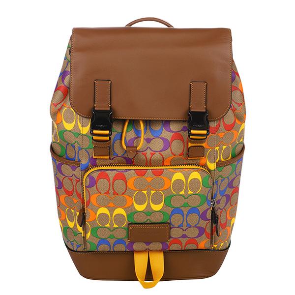 COACH（コーチ） 並行輸入 リュックサック レインボー シグネチャー