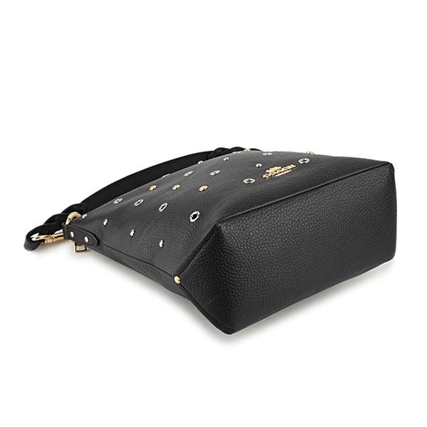 京都 販売 店 アウトレット Coach コーチ ショルダーバッグ ショルダーバッグ ブラック アビー ショルダーバッグ F130 Leather Pebble 黒 ゴールド ブラック Outlet ダッフル Imblk 日本 正規 代理 店