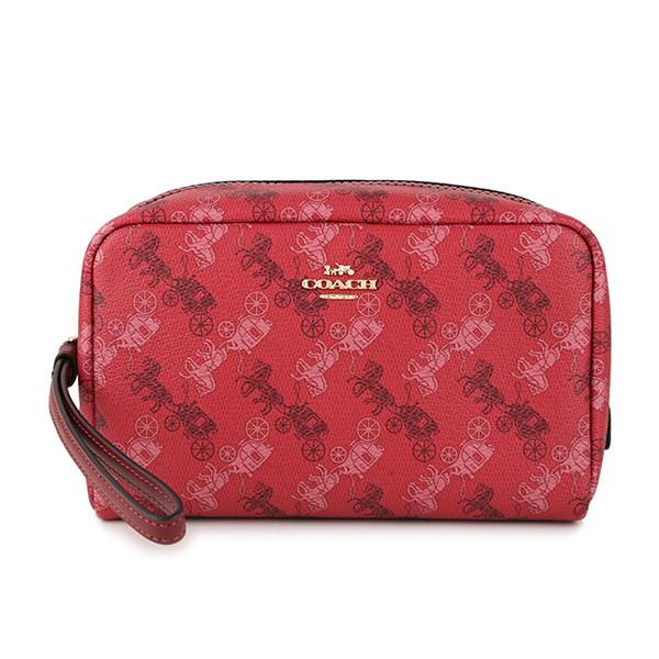 COACH（コーチ） 並行輸入 ポーチ レッド系 赤 COACH F84642 IMPHO