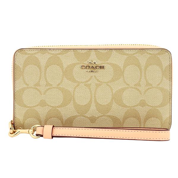 COACH　コーチ　C4452　長財布　ラウンドファスナー　シグネチャー　PVC COACH コーチ 長財布(ラウンドファスナー) シグネチャー C4452