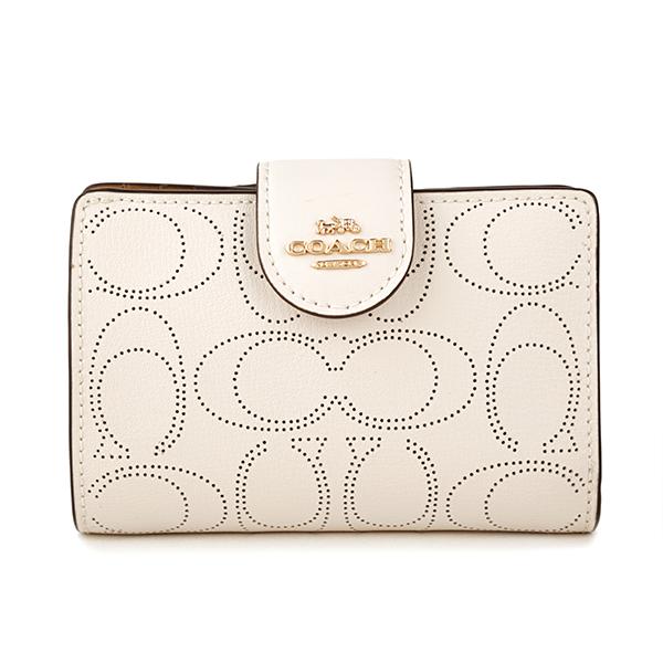 COACH コーチ 2つ折り財布 ホワイト 白 C4768 IMCHK : ブランド COACH コーチ 2つ折り財布 ホワイト 白 C4768 IMCHK : ブランド