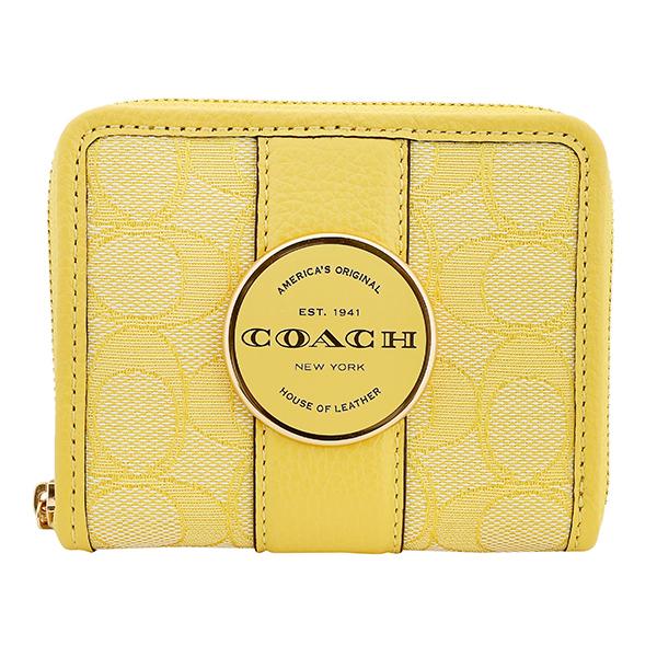 COACH 並行輸入 コーチ 2つ折り財布 シグネチャー ジャカード C8323