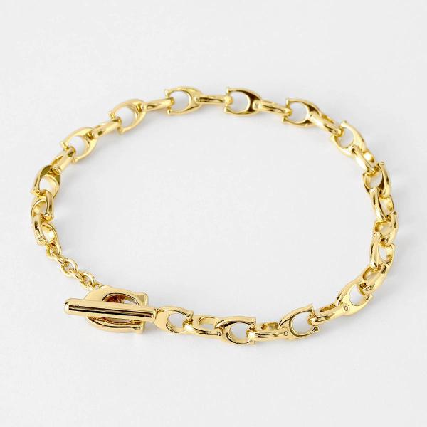 COACH（コーチ） 並行輸入 ブレスレット シグネチャー 376745 GLD710