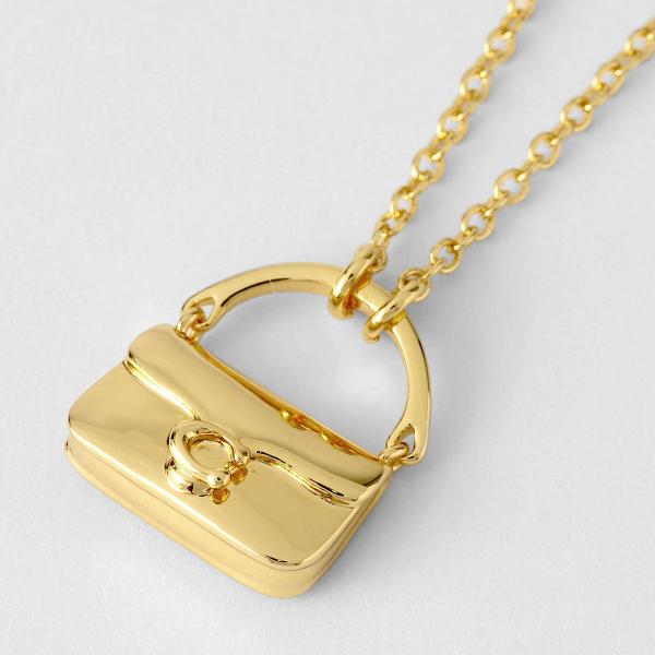 並行輸入 コーチ ネックレス COACH シグネチャー ハンドバッグチャーム 527580 GLD710 レディース ゴールド 金 爆買