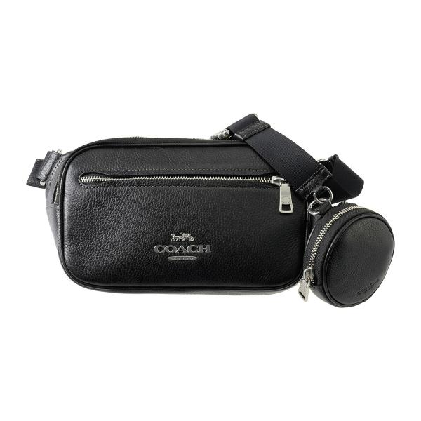 コーチ ボディバッグ ショルダー ウェストバッグ 革 黒 FK101 COACH 【並行輸入品】コーチ バッグ メンズ ショルダーバッグ 斜