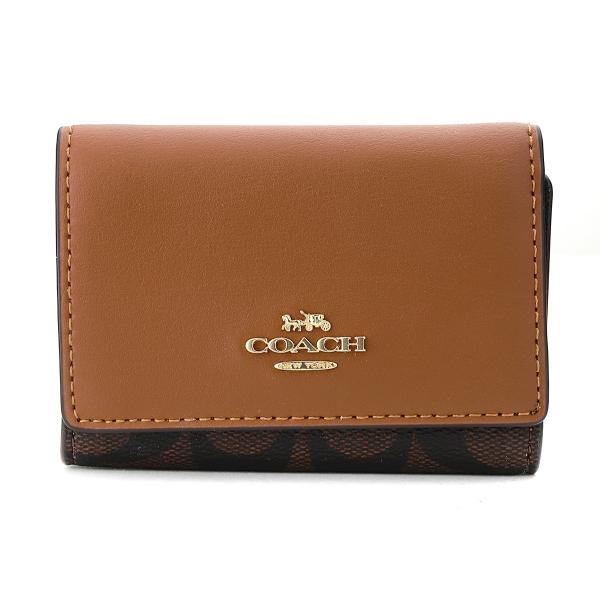 COACH（コーチ） 並行輸入 3つ折り財布 シグネチャー CM761 IMW6S