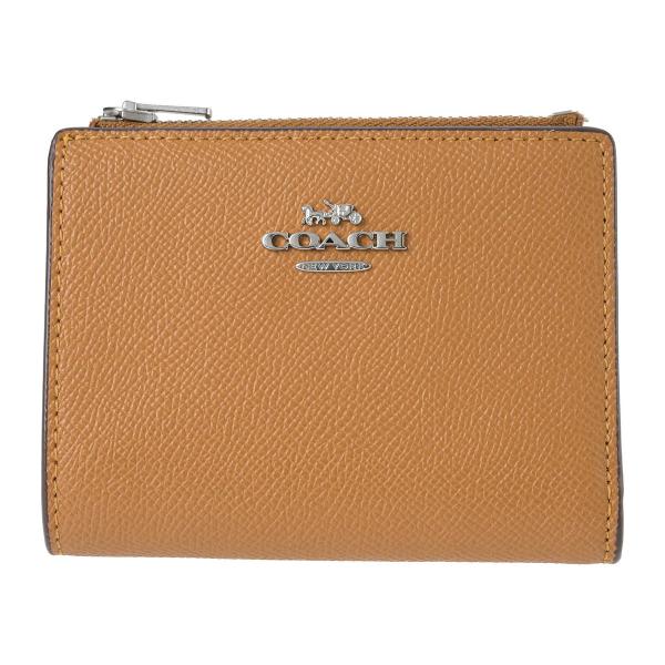 COACH（コーチ） 並行輸入 2つ折り財布 クロスグレイン CR983 SVQD