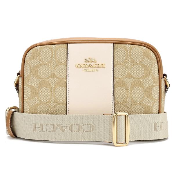 新品コーチcoachウエストポーチバッグケースかばんシグネチャーベージュ COACH（コーチ） 並行輸入 ショルダーバッグ シグネチャー キャンバス