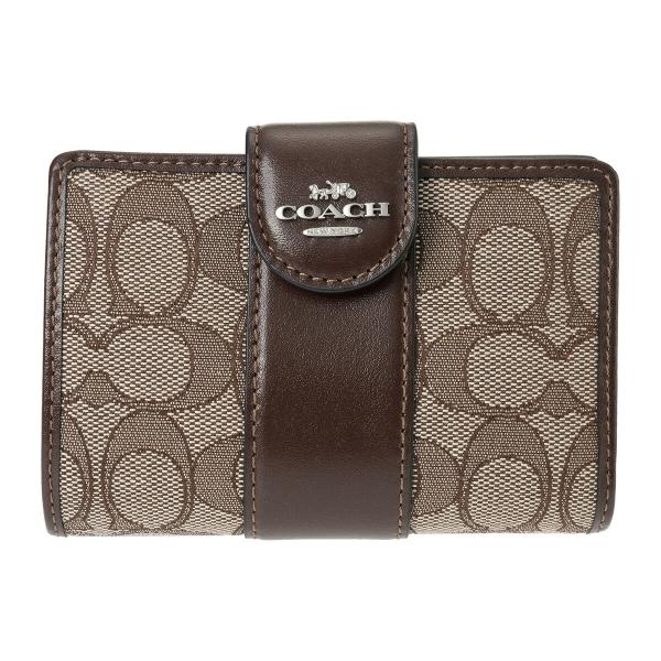 coach コーチ　未使用　折財布　シグネチャー　財布　ケース　カード COACH（コーチ） 財布 シグネチャー 型押し チェーン ミニ ウォレット