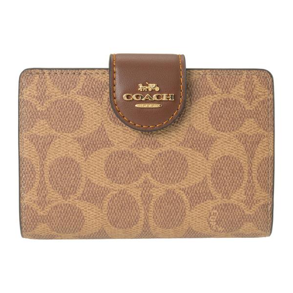 COACH（コーチ） 並行輸入 2つ折り財布 シグネチャー キャンバス CW786