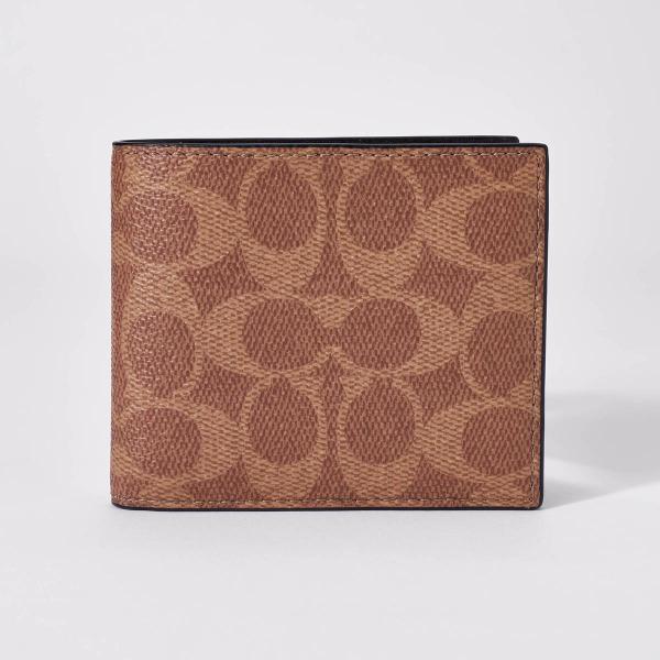 COACH（コーチ） 並行輸入 2つ折り財布 シグネチャーキャンバス CY394