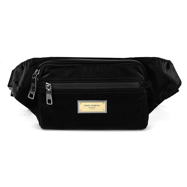 ドルチェ＆ガッバーナ ウエストバッグ・ボディバッグ ブラック 黒 Dolce&Gabbana BM1967 AO243 80999