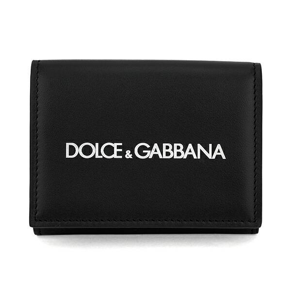 『クーポン対象』ドルチェ＆ガッバーナ 3つ折り財布 Dolce&amp;Gabbana ロゴ プリント BP...