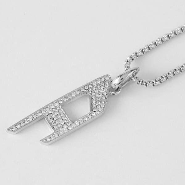 DIESEL ロゴモチーフネックレス DIESEL（ディーゼル） ブランド ネックレス ペンダント メンズ