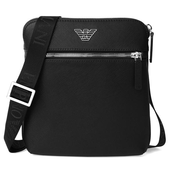 並行輸入 アルマーニ ショルダーバッグ ARMANI エンポリオアルマーニ Y4M185 Y138E 81072 メンズ ブラック 黒 爆買
