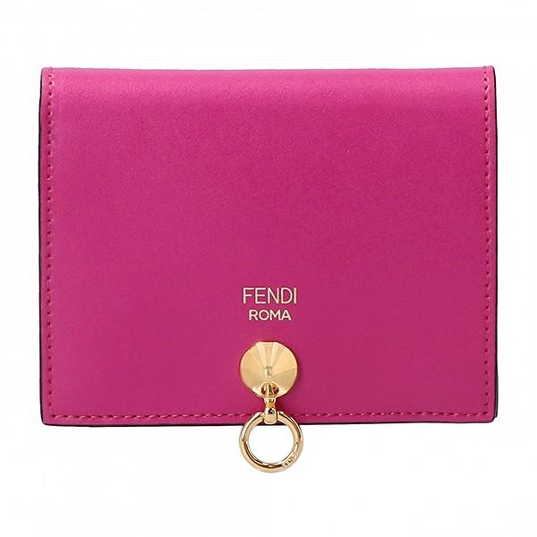 FENDI 二つ折り財布 ピンク FENDI ROMA 二つ折り財布 ピンク