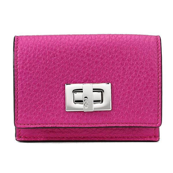 FENDI フェンディ 3つ折り財布 ピーカブー セレリア 8M0426 A91B F022E  