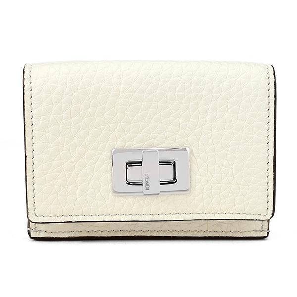 FENDI フェンディ 3つ折り財布 ピーカブー セレリア 8M0426 A91B