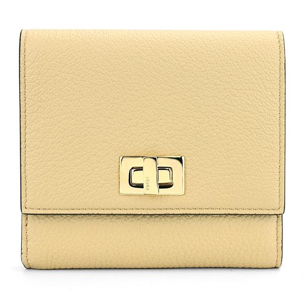 希少✨ツートンカラー FENDI フェンディ ピーカブー セレリア 二つ折り財布 フェンディ FENDI セレリア ピーカブー 二つ折り財布 レザー