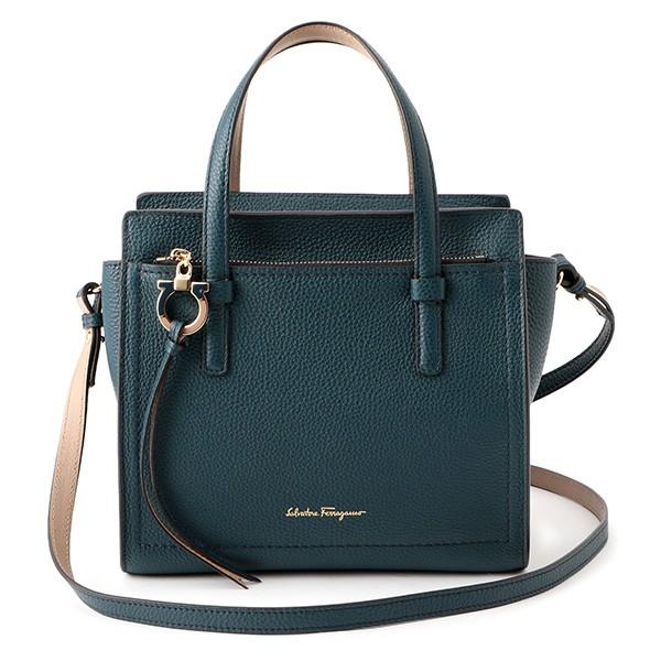 並行輸入 フェラガモ トートバッグ エイミー 21F478 729131 TEA ブルー
