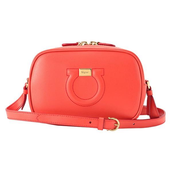 並行輸入 フェラガモ ショルダーバッグ オレンジ系 FERRAGAMO 21H006