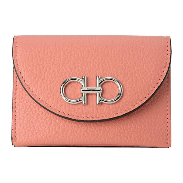 FERRAGAMO フェラガモ カードケース ガンチーニ ソフト 220332
