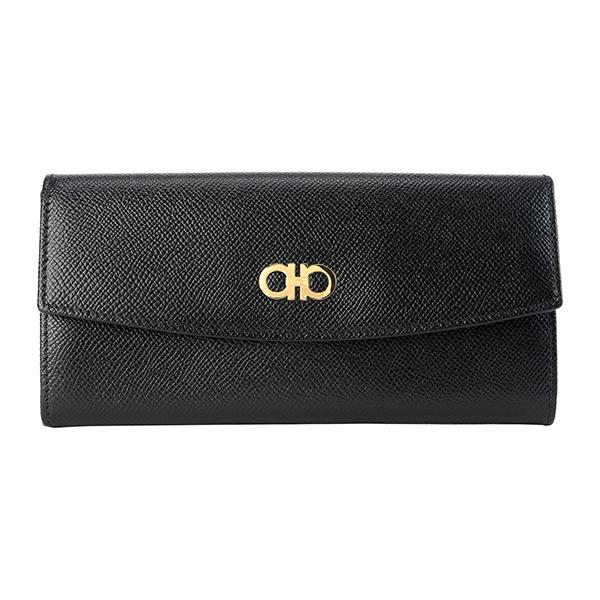 FERRAGAMO 並行輸入 フェラガモ 長財布 ガンチーニ 22 O001