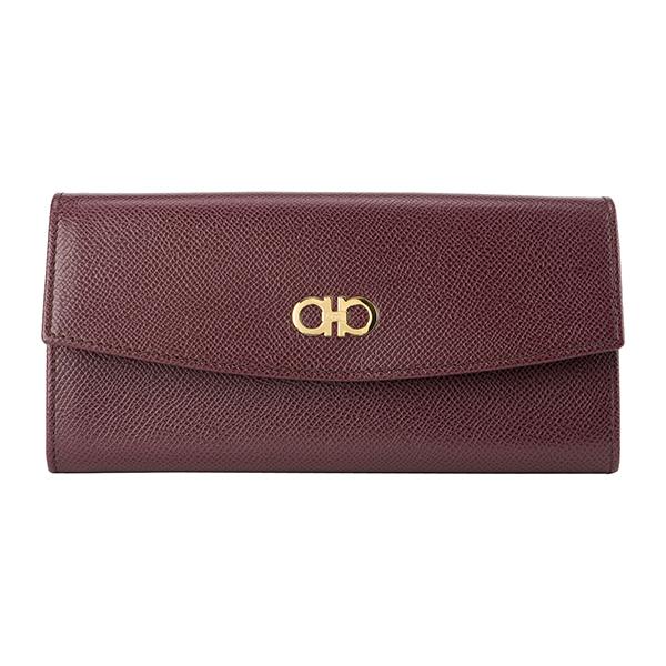 FERRAGAMO（フェラガモ） 並行輸入 長財布 ワインレッド バーガンディ