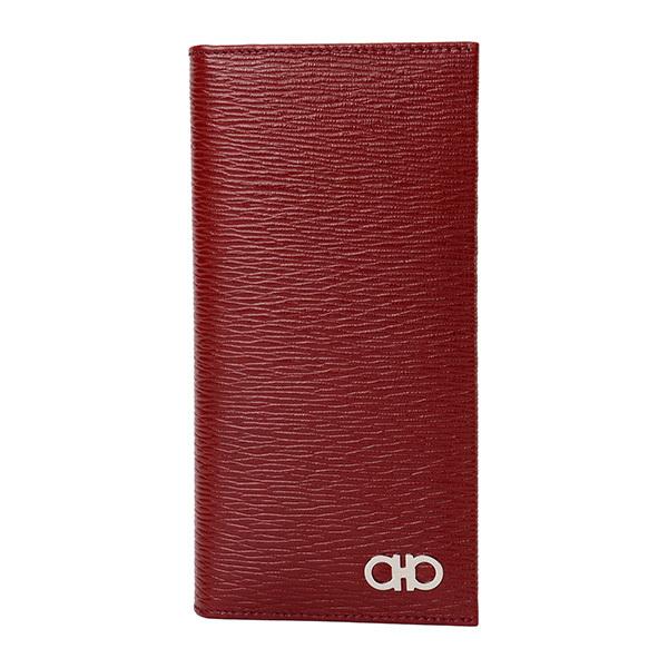 Salvatore Ferragamo レッド長財布 箱付き Salvatore Ferragamo ワインレッド長財布 箱付き 新品 未使用