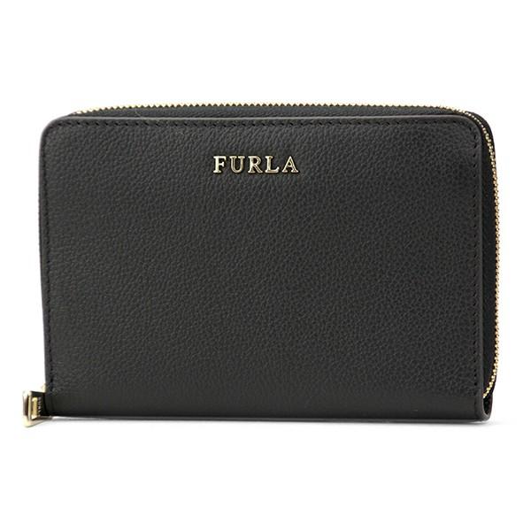 フルラ Furla 長財布 Around 長財布 ラウンドファスナー Babylon M Zip Around 財布 Pt16 Oas ブラック 黒 Gfupt16oas ブランドストリートリング