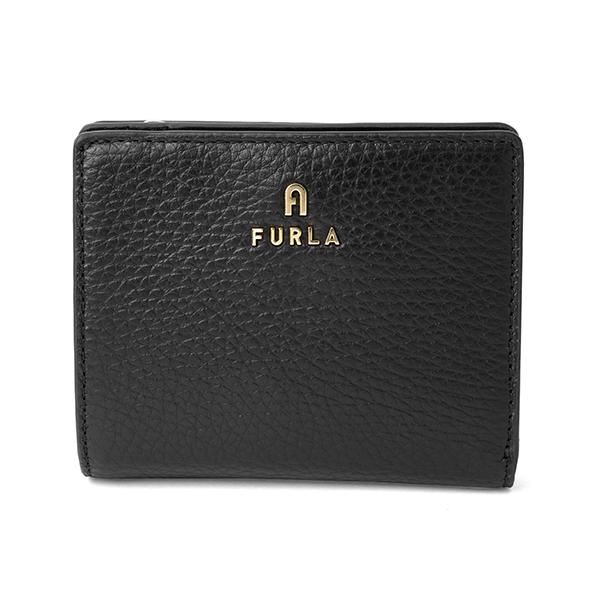 未使用級⭐︎FURLA フルラ カメリア 二つ折り財布 ブラック レディース FURLA（フルラ） 並行輸入 2つ折り財布 カメリア WP00307-HSF000-O6000