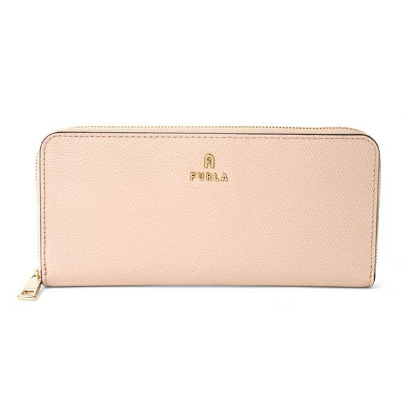 並行輸入 フルラ 長財布(ラウンドファスナー) FURLA カメリア WP00313-ARE000-B4L00-1-007 レディース ライトベージュ 爆買