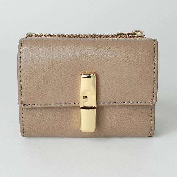 並行輸入 フルラ 3つ折り財布 FURLA イリデ WP00640 ARE000 4563S レディース グレージュ 爆買