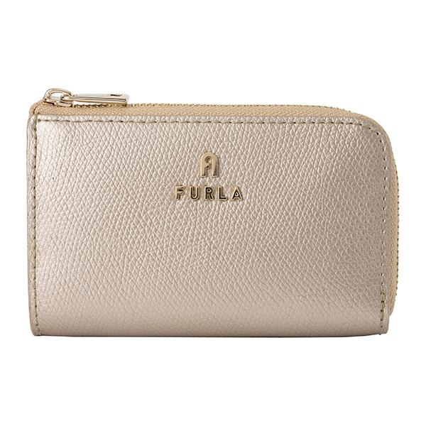 新品☆FURLA フルラ ベージュ レザー キーケース FURLA フルラ FULRA キーケース （ピンクベージュ） -ファッション通販