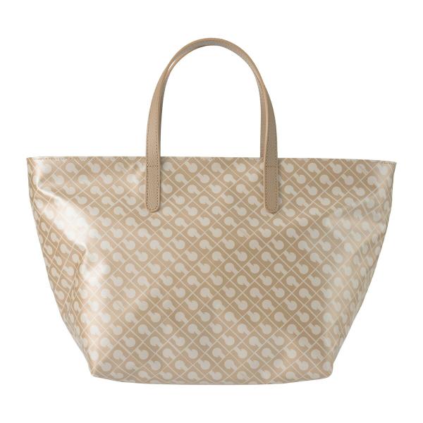 【美品】ゲラルディーニ ソフティ トートバッグ 肩掛け ハンドバッグ ベージュ系 GHERARDINI（ゲラルディーニ） 並行輸入 トートバッグ ソフティ