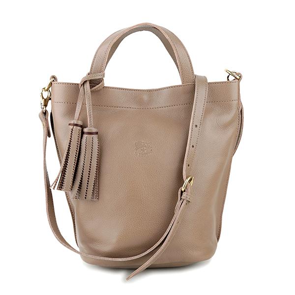 IL BISONTE イルビゾンテ ハンドバッグ グレージュ A2599 P618 BTH045 