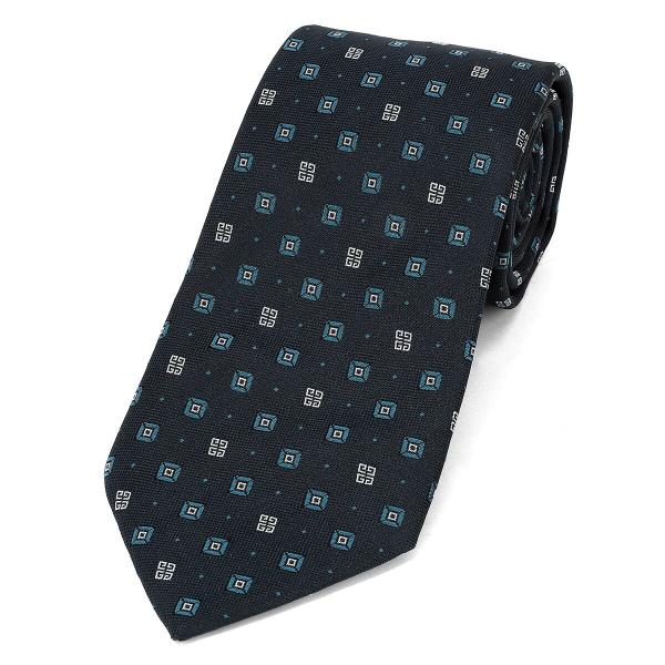 新品 ジバンシイ GIVENCHY ネクタイ レギュラータイ ネイビー 紺 GIVENCHY（ジバンシィ） 並行輸入 ジバンシイ ネクタイ シルクジャ