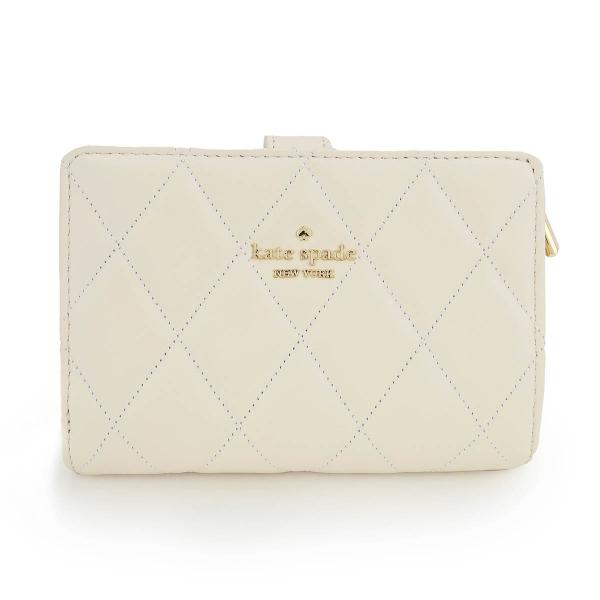 並行輸入 ケイトスペード 2つ折り財布 kate spade キャリー KG424 101 レディース アイボリー