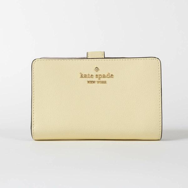 並行輸入 ケイトスペード 2つ折り財布 kate spade ペブルレザー KN751 700 レディース イエロー 爆買