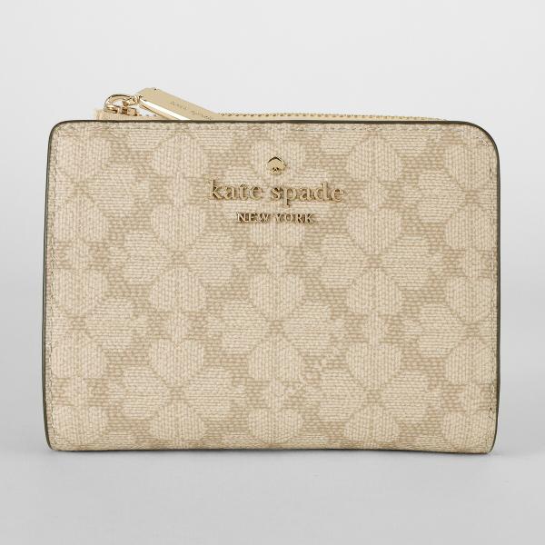並行輸入 ケイトスペード 2つ折り財布 kate spade スペード フラワー KN768 251 Z0A レディース ベージュ 爆買