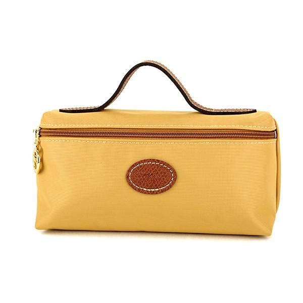LONGCHAMP（ロンシャン） 並行輸入 ポーチ イエローベージュ ル・プリ