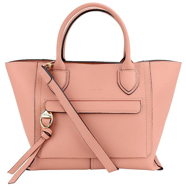 【未使用品】ロンシャン 2way ハンドバッグ MAILBOX S ベージュ LONGCHAMP ロンシャン 新品同様 メールボックスMM レザー 2WAY