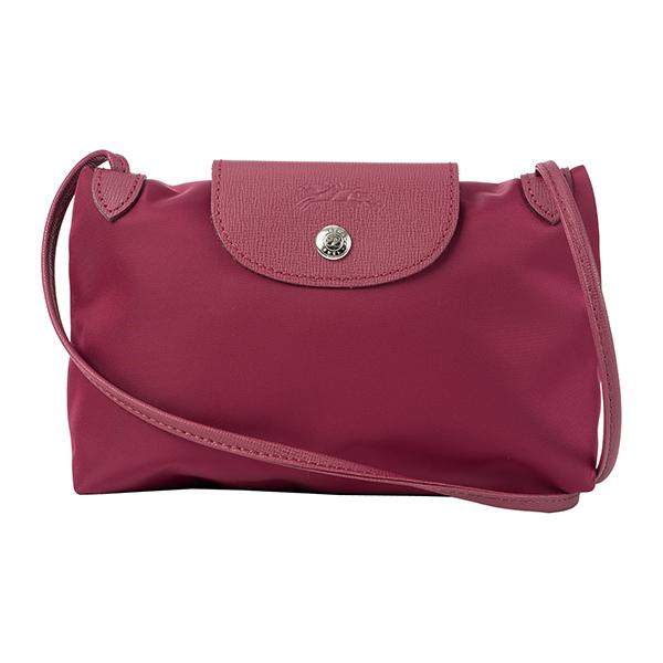 LONGCHAMP ロンシャン ショルダーバッグ ワインレッド系 ル・プリ 