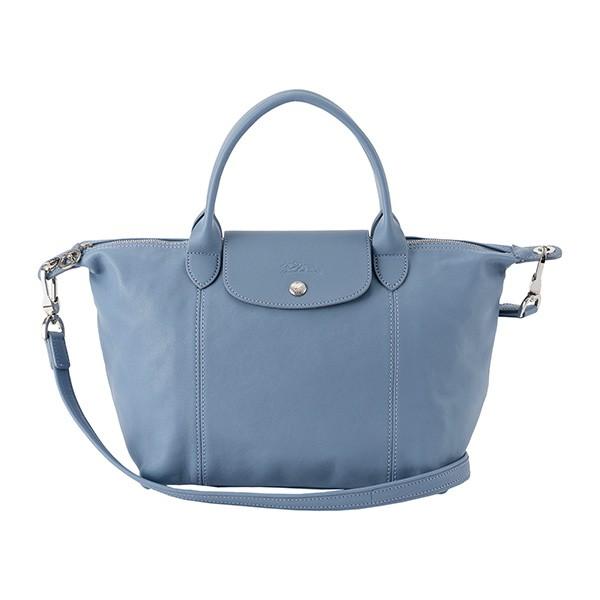 LONGCHAMP 並行輸入 ロンシャン ハンドバッグ ライトブルー 水色 ル