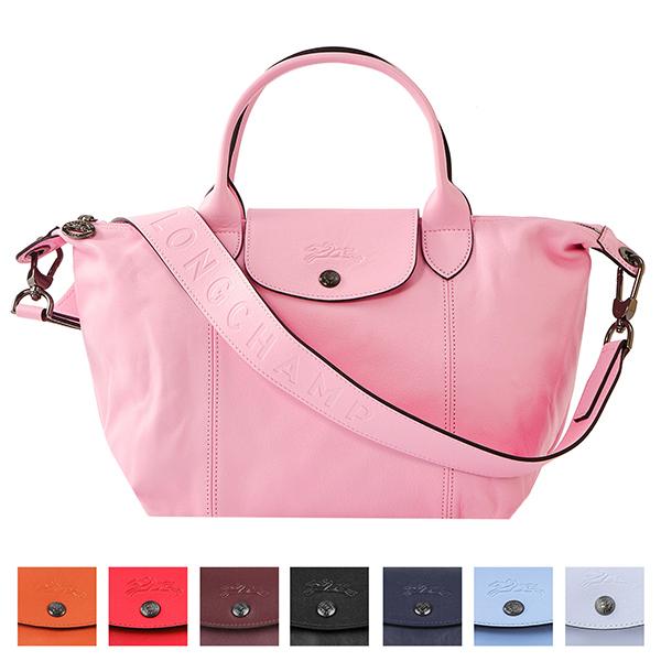 LONGCHAMP ロンシャン ハンドバッグ ピンク ル・プリアージュ