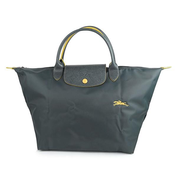 LONGCHAMP ロンシャン ハンドバッグ ガンメタル ル・プリアージュ  