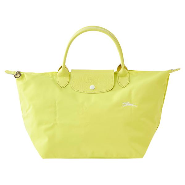 正規店買付【LONGCHAMP】イエロークリーム ハンドバッグ LONGCHAMP ロンシャン LONG CHAMP ハンドバッグ Sサイズ