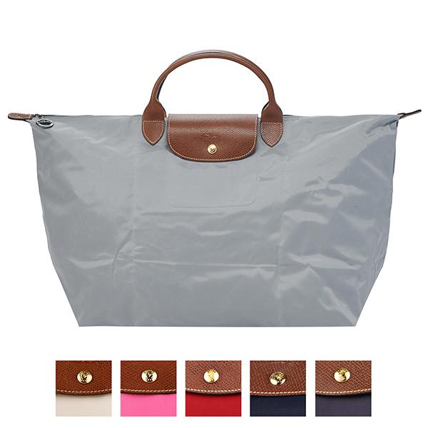 LONGCHAMP 並行輸入 ロンシャン ボストンバッグ グレー ル プリ