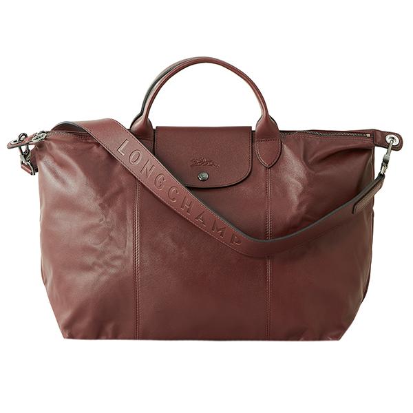 ロンシャン LONGCHAMP プリアージュ キュイール バーガンディ2way ロンシャン LONGCHAMP プリアージュ キュイール バーガンディ2way